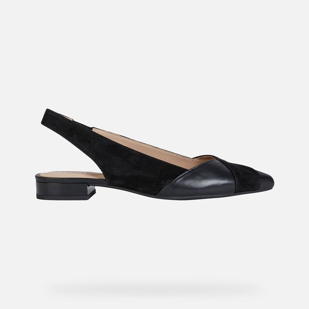 Geox Bayan Ballerina Siyah - Charyssa - NXP-028536